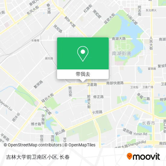 吉林大学前卫南区小区地图