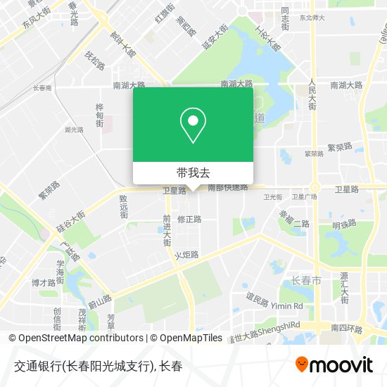 交通银行(长春阳光城支行)地图