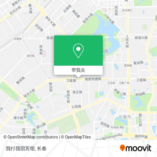 我行我宿宾馆地图