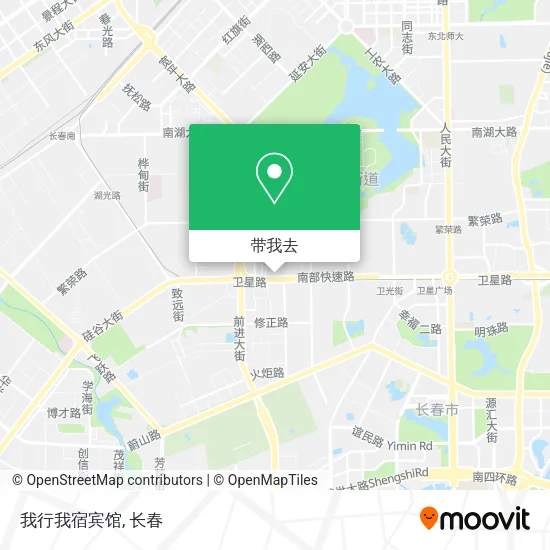 我行我宿宾馆地图