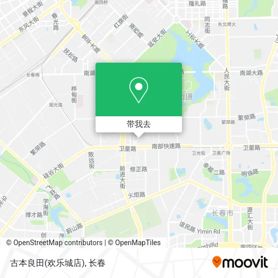 古本良田(欢乐城店)地图