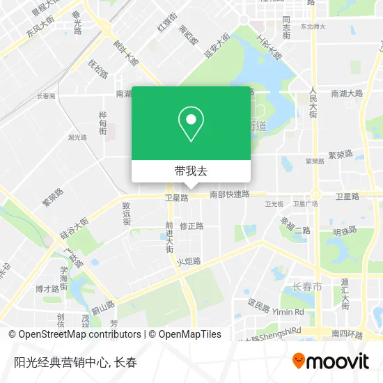 阳光经典营销中心地图
