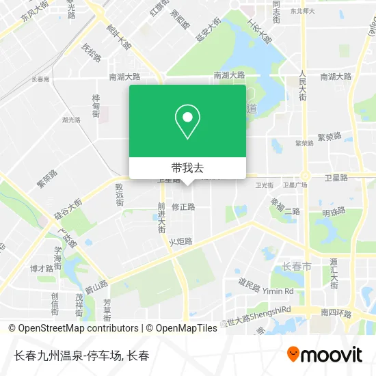 长春九州温泉-停车场地图