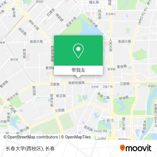 长春大学(西校区)地图