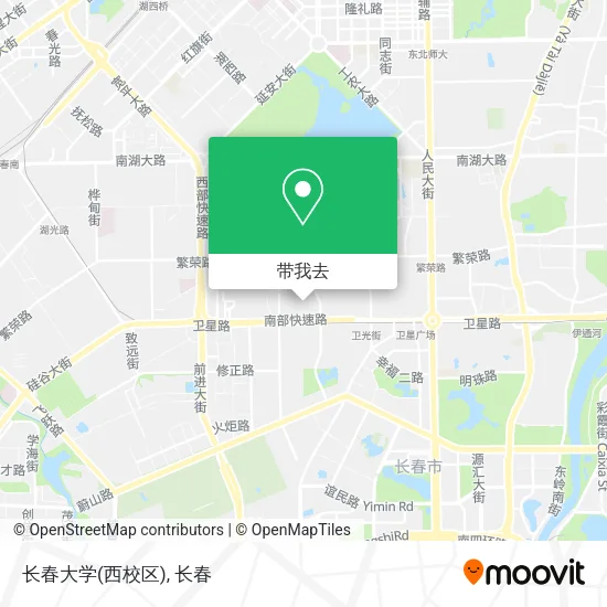 长春大学(西校区)地图