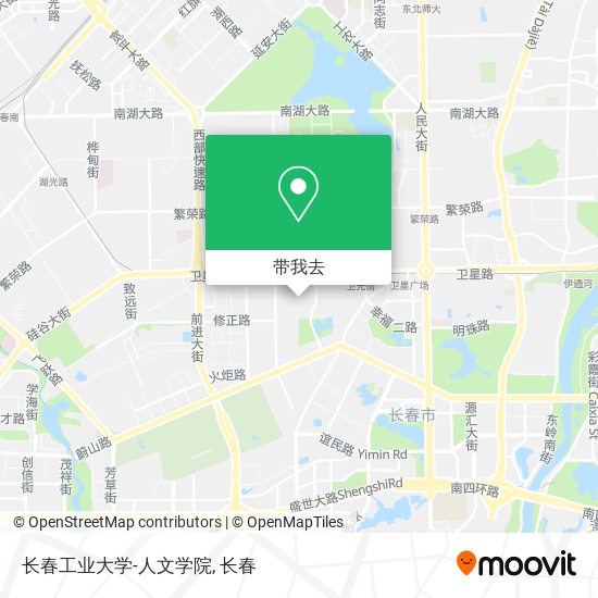 长春工业大学-人文学院地图