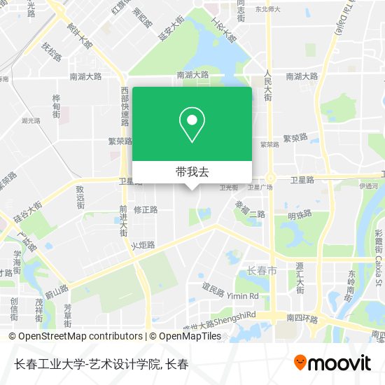 长春工业大学-艺术设计学院地图