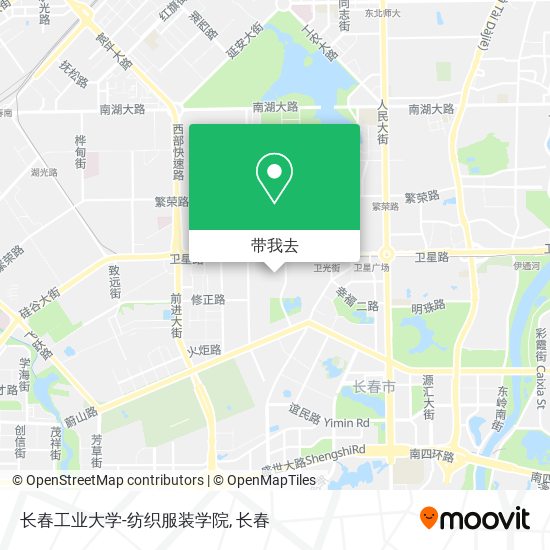 长春工业大学-纺织服装学院地图