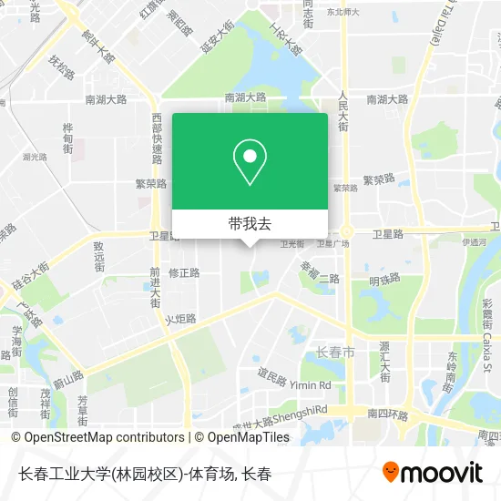 长春工业大学(林园校区)-体育场地图