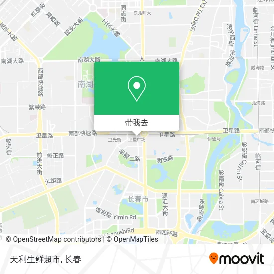 天利生鲜超市地图