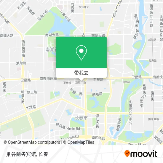 巢谷商务宾馆地图