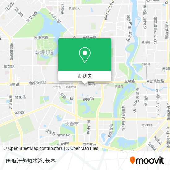 国航汗蒸热水浴地图