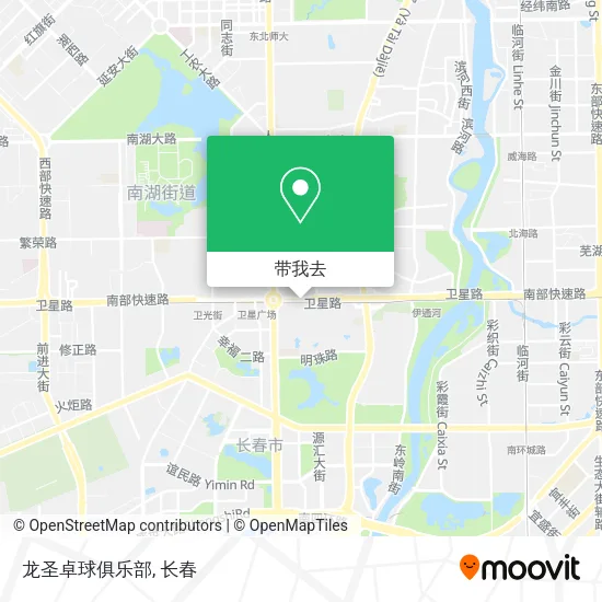 龙圣卓球俱乐部地图