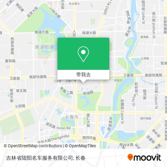 吉林省陆阳名车服务有限公司地图