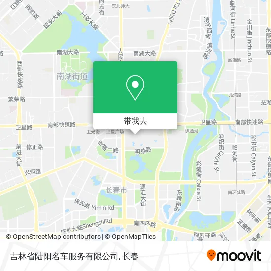 吉林省陆阳名车服务有限公司地图