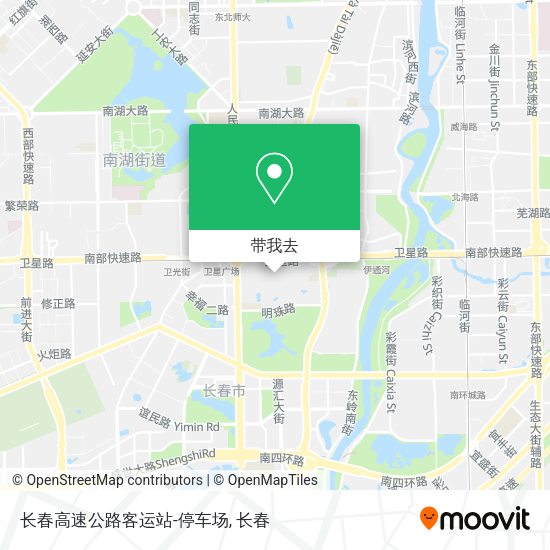 长春高速公路客运站-停车场地图