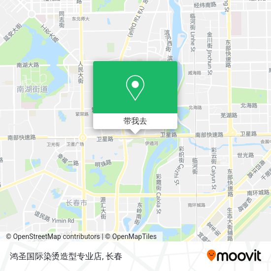 鸿圣国际染烫造型专业店地图