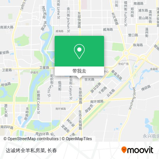 达诚烤全羊私房菜地图