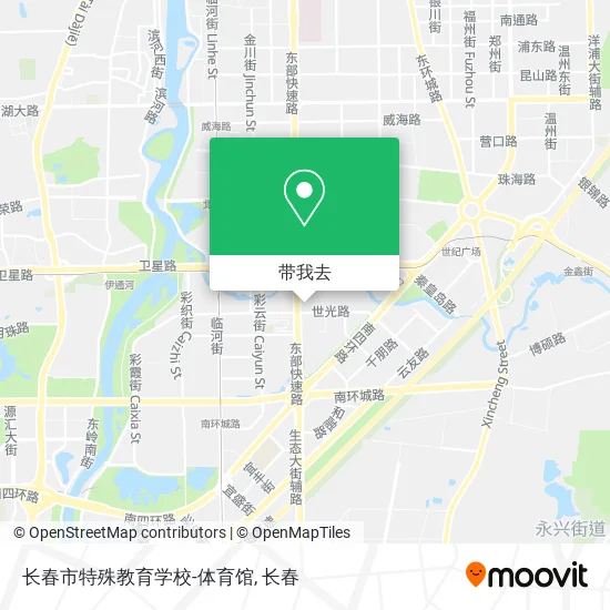 长春市特殊教育学校-体育馆地图