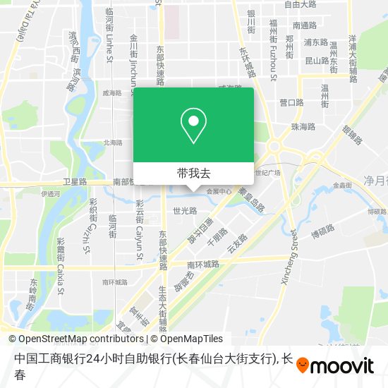 中国工商银行24小时自助银行(长春仙台大街支行)地图