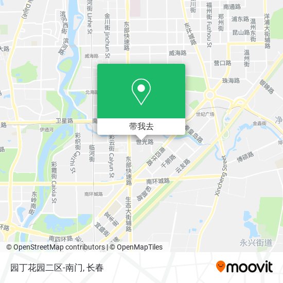 园丁花园二区-南门地图