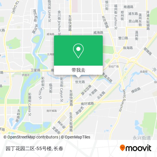 园丁花园二区-55号楼地图