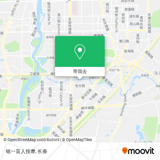铭一盲人按摩地图