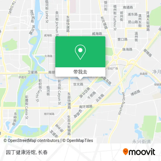 园丁健康浴馆地图