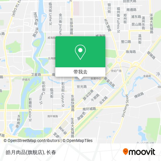 皓月肉品(旗舰店)地图