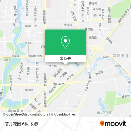 茗月花园-6栋地图
