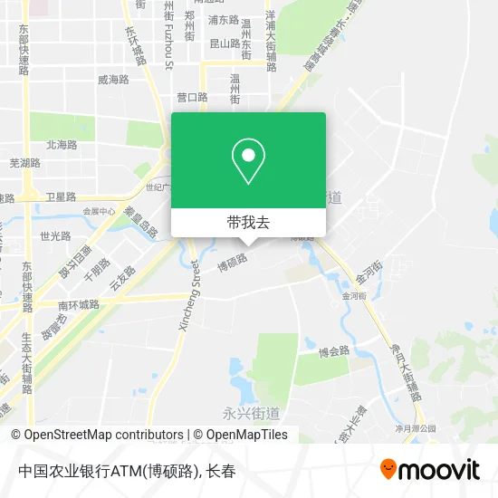 中国农业银行ATM(博硕路)地图