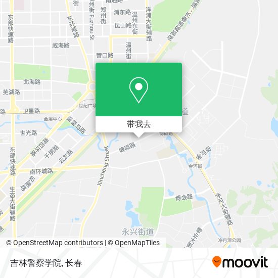 吉林警察学院地图