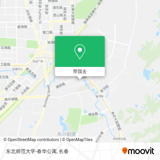 东北师范大学-春华公寓地图