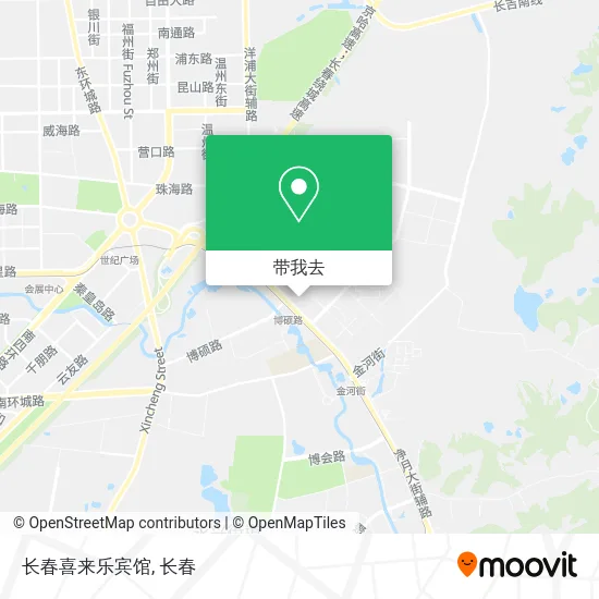 长春喜来乐宾馆地图