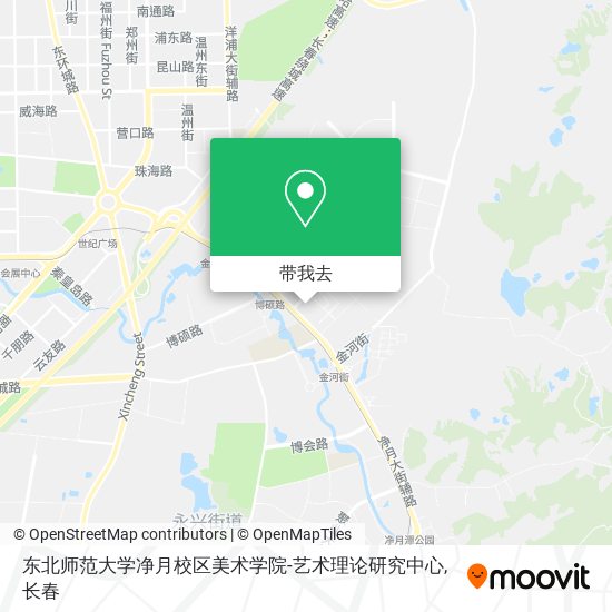 东北师范大学净月校区美术学院-艺术理论研究中心地图