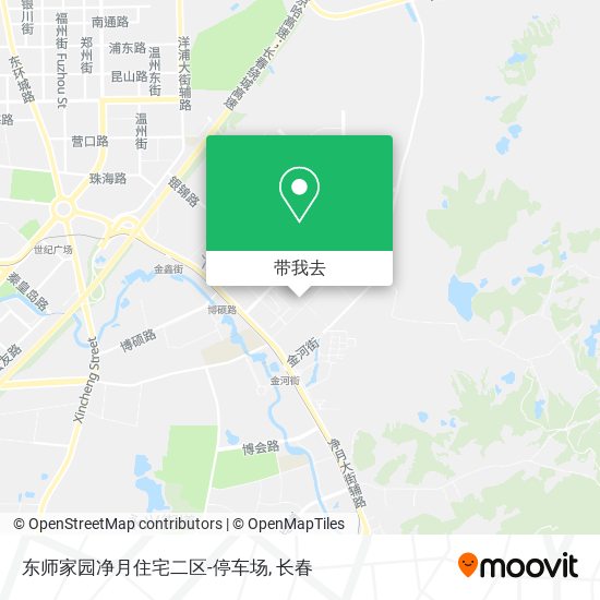 东师家园净月住宅二区-停车场地图