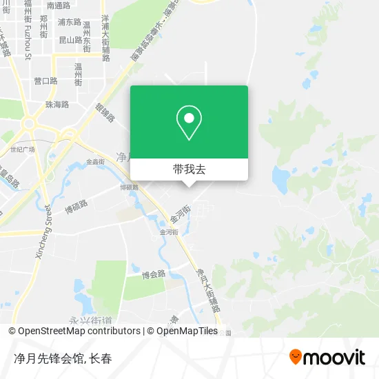 净月先锋会馆地图