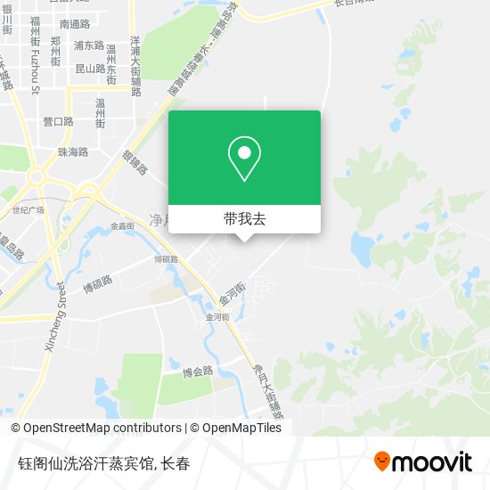 钰阁仙洗浴汗蒸宾馆地图