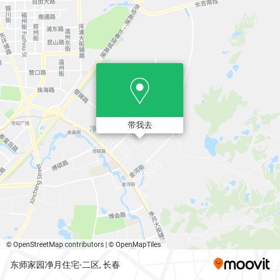 东师家园净月住宅-二区地图