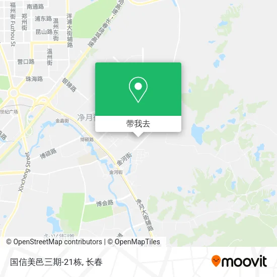 国信美邑三期-21栋地图