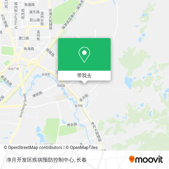 净月开发区疾病预防控制中心地图
