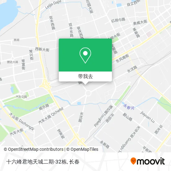 十六峰君地天城二期-32栋地图