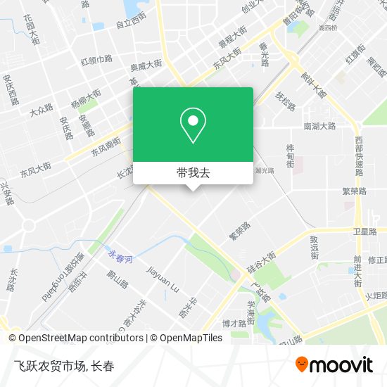 飞跃农贸市场地图