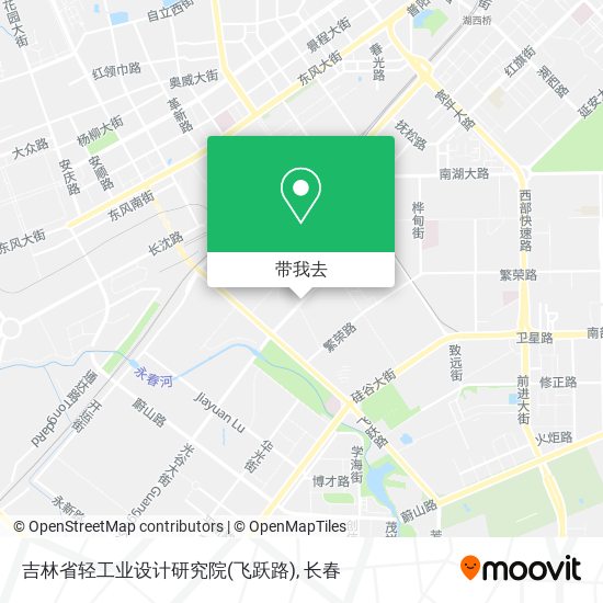 吉林省轻工业设计研究院(飞跃路)地图