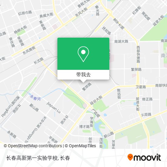 长春高新第一实验学校地图