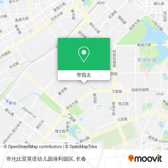 哥伦比亚英语幼儿园保利园区地图