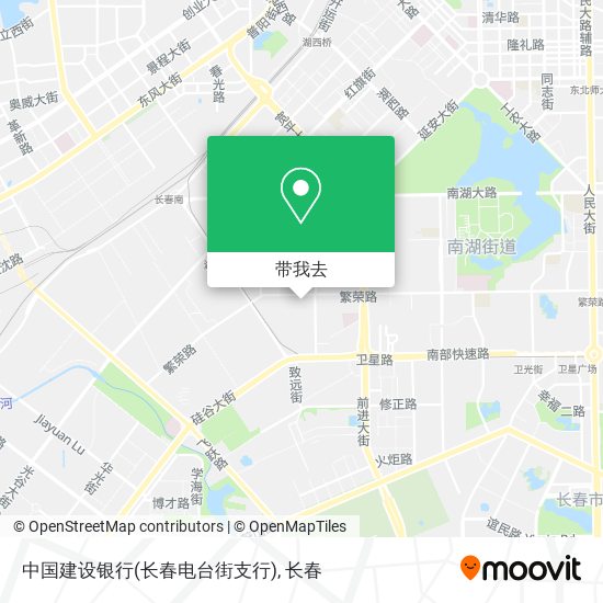中国建设银行(长春电台街支行)地图