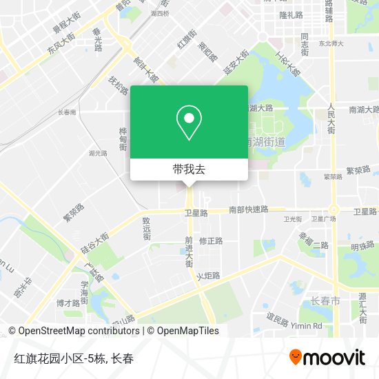 红旗花园小区-5栋地图