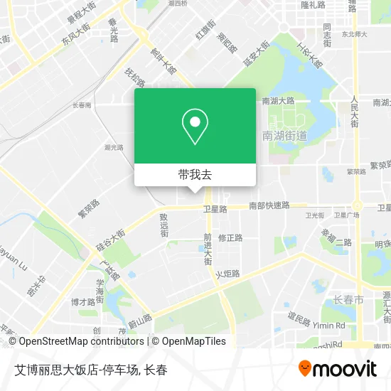 艾博丽思大饭店-停车场地图
