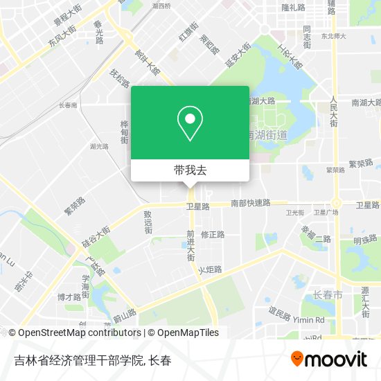 吉林省经济管理干部学院地图